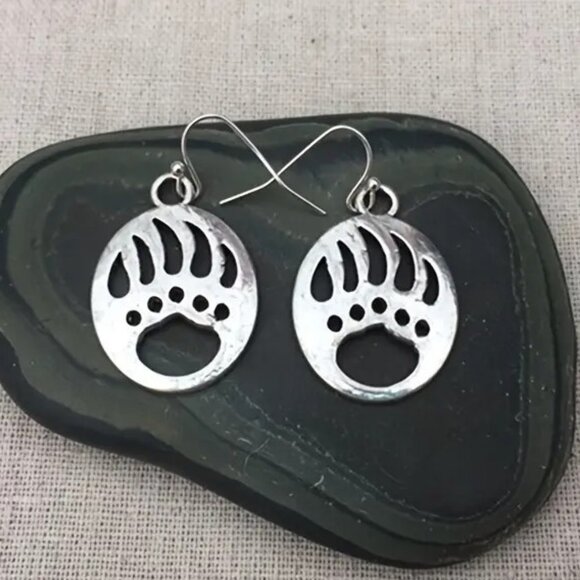 3/$15~Bear Paw Earrings - Picture 3 of 6